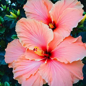 Green River 20 Salmon Pink Hibiscus Seeds - Flower Seed Pack, Hardy Perennial Bloomers, Mixed Hibiscus Seeds for Garden Planting, Rare Outdoor Tropical Flowers, Seeds for Pollinator Gardens