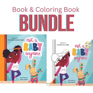 Not a Baby Anymore Girl Book & Coloring Book Companion (Paperback)