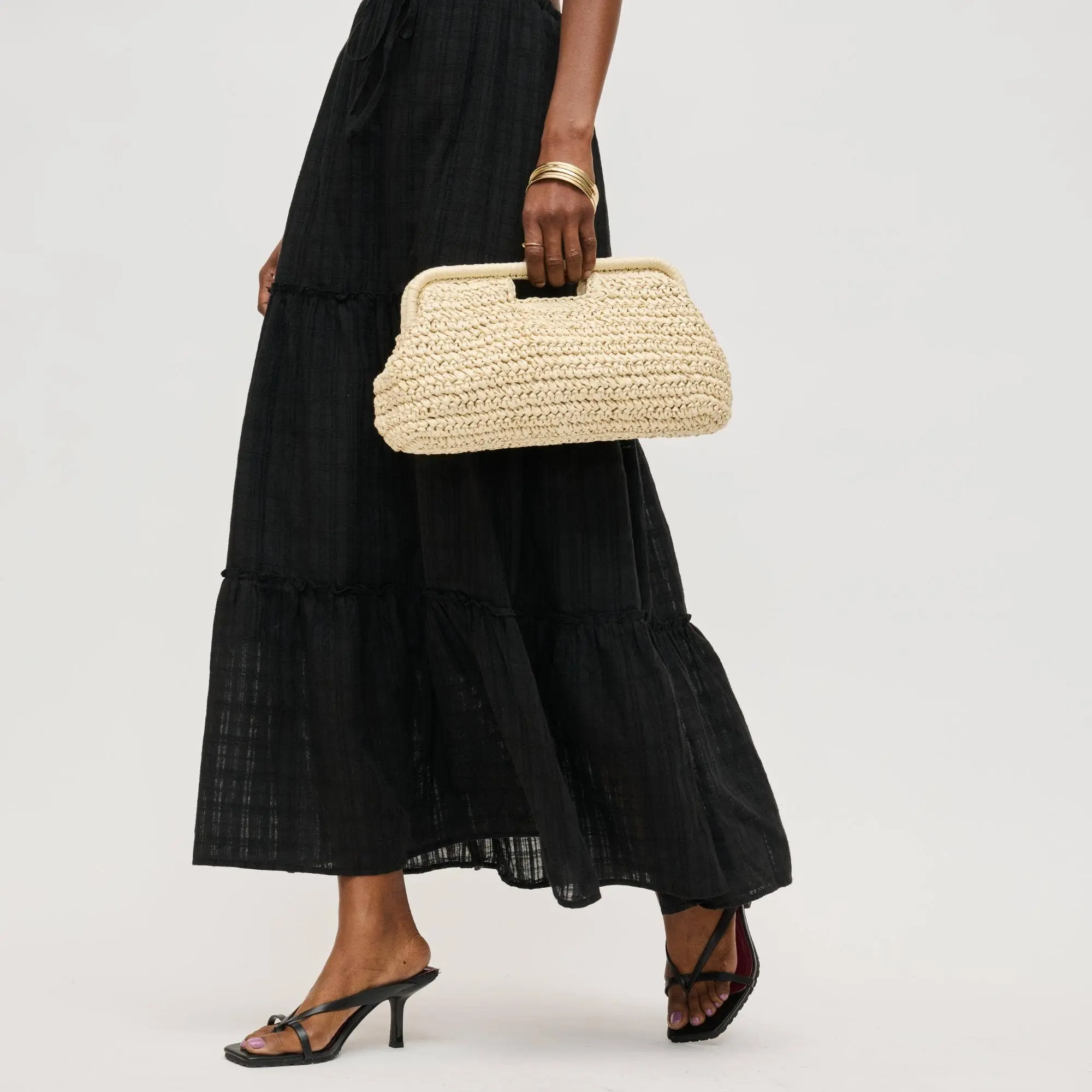 Lani Clutch: Ivory