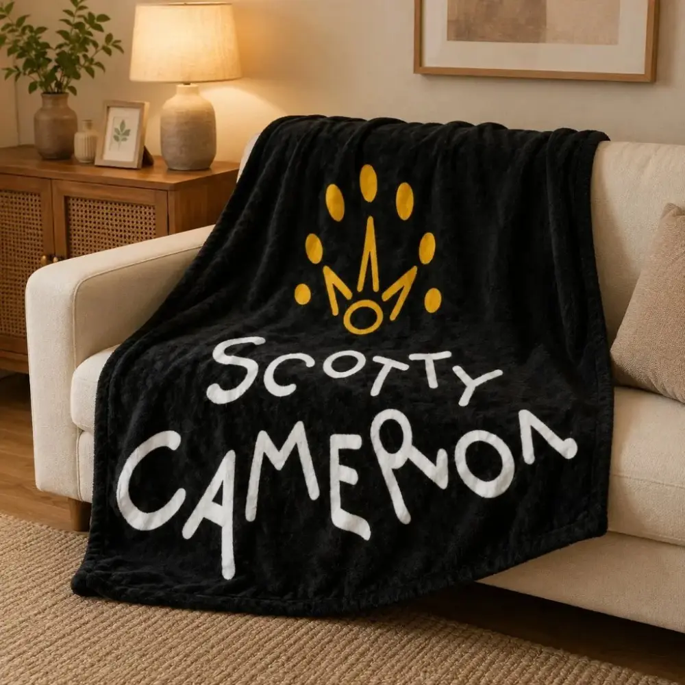 Scotty Cameron Microfiber Towel Blanket, Oversized Quick-Drying Beach & Pool Throw, Cozy for Home & Travel