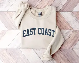 East Coast Sweatshirt, Vintage Varsity Crewneck