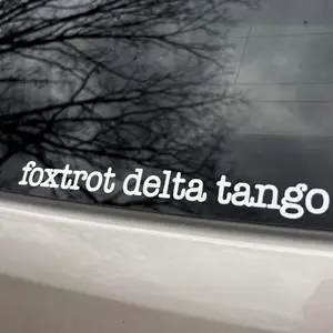 Foxtrot Delta Tango, Fdt, Trump Deacl, Anti Trump Vinyl Decal 9