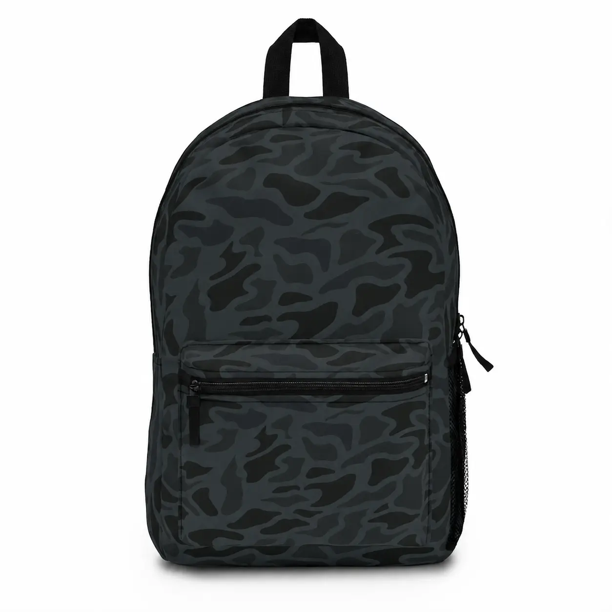 Black Duck Camo Backpack Backpack, Duck Camo School Backpack, Hunting Bookbag, Waterfowl Hunter Backpack, Outdoors Camo Travel Bag, Gift for Duck Hunter