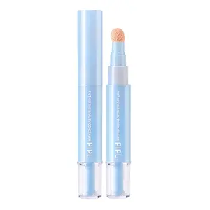 Sponge-tip concealer pen for dark circles, acne scars, and blemishes, long-lasting waterproof face corrector, lightweight under-eye brightening stick, gift