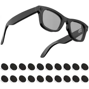 20PCS LED Blocker Sticker for Ray-Ban Meta smart glasses accessories,gen2 Wayfarer,Skyler,Headliner,dispaly,Oakley Meta HSTN light cover blackout, Low adhesive to reapply stickers