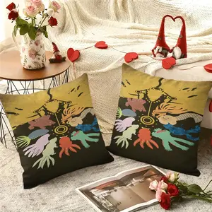 2PC, Naruto the Anime  inspired pillow cover, 18 inches * 18 inches, double-sided printing, Christmas decoration, sofa waist pillowcase, pillowcase does not contain pillow core. suitable for gift giving