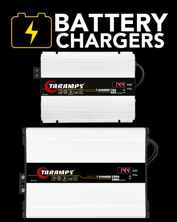 Taramps TS 1200x4 Amplifier Car Audio 1200W RMS 2 Ohms 4 Channels 2 Bridged Channels, Full Range Crossover Fixed RCA/Wire Input - Multichannel Class D