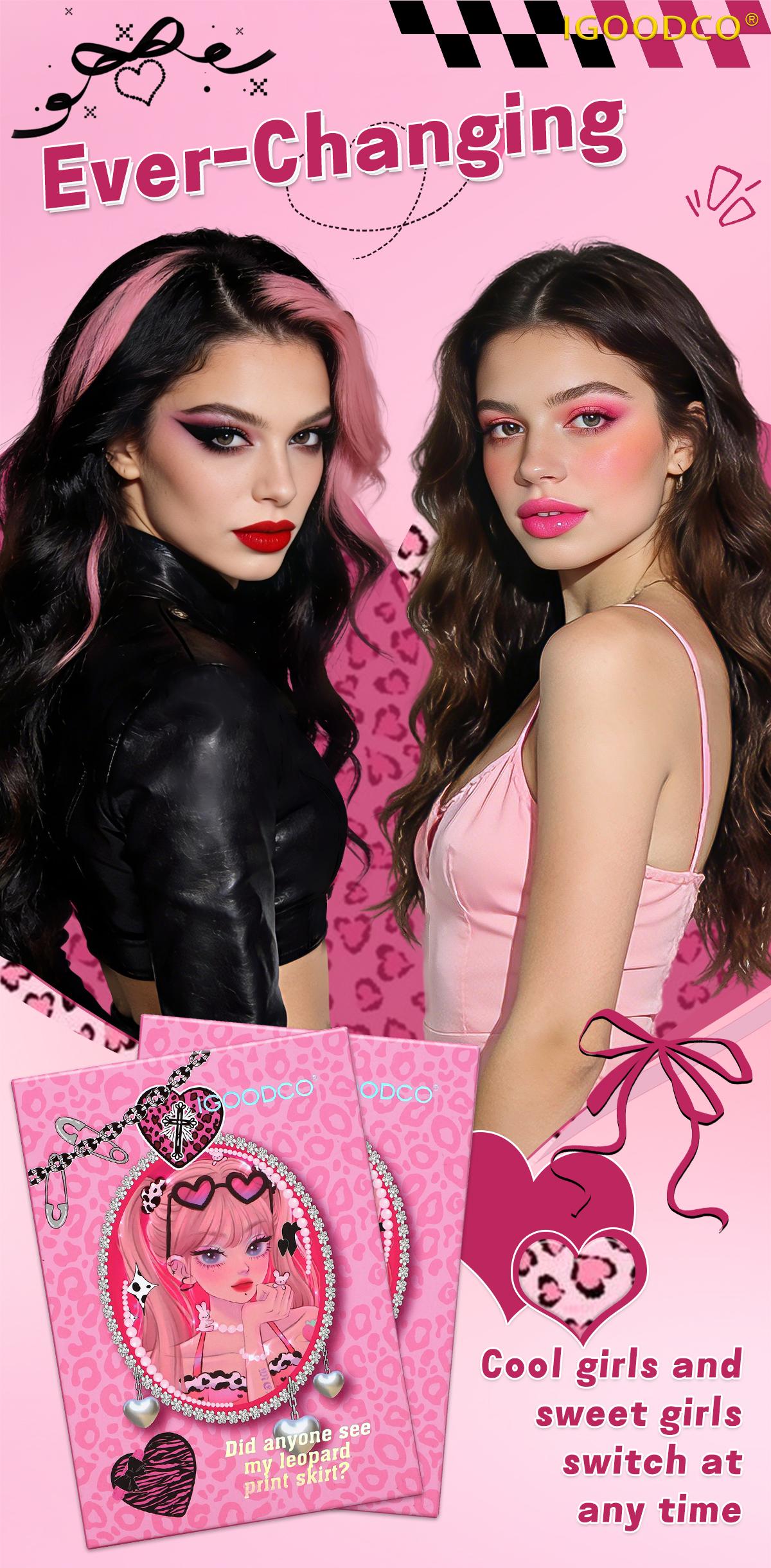 IGOODCO (model: IG5158) Women's cosmetics high coloring high gloss eye shadow disk makeup repair set