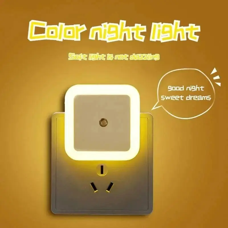 Night Light, Night Lights Plug into Wall 6-Pack, Plug in Night Light, Dusk to Dawn Nightlight Led Night Lights for Bedroom, Bathroom, Hallway Warm White Home Lighting