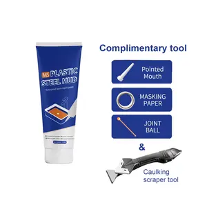 homedoctor All Purpose Silicone Caulk, Clear, 5 fl oz Cartridge, Pack - 100% Waterproof Silicone Sealant, Stronger Adhesion, Freeze & Sun Proof