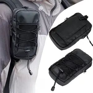 🎒MOLLE Compatible Tactical Pouch | Backpack/Webbing Attachment Bag | Water-Resistant for Hiking/Camping/Travel | Compact Organizer for EDC Gear | Hands-Free Outdoor Essential!