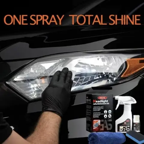 1 Counts Car beauty,Detergent Polishing Set, No Polishing,Atomization Cleaning,Car Headlight Renovation Repair Liquid,Car light Crystal Plating Liquid yellowing,Car Maintenance,Car Renovation.