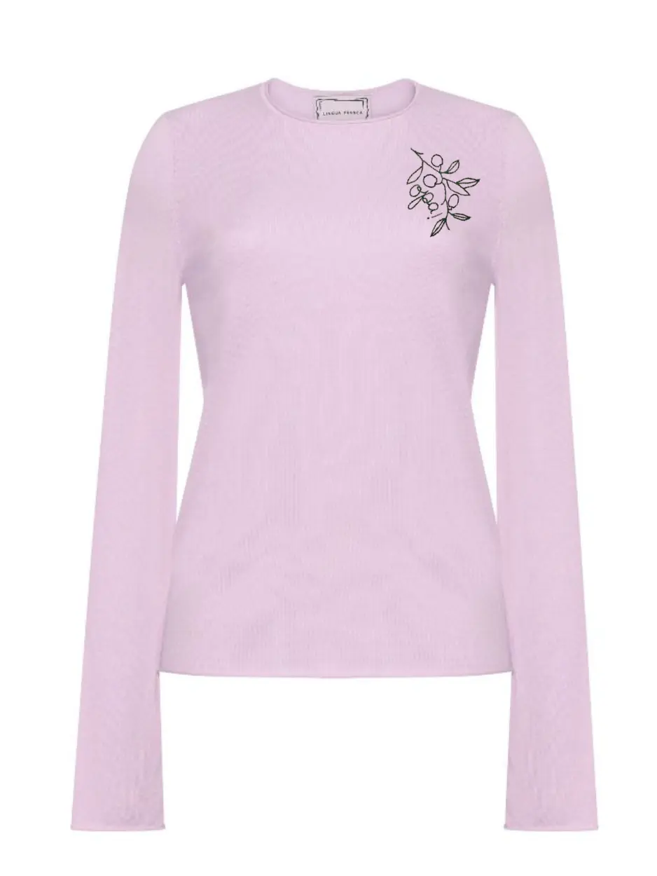 "opa" Silk Cashmere Crewneck