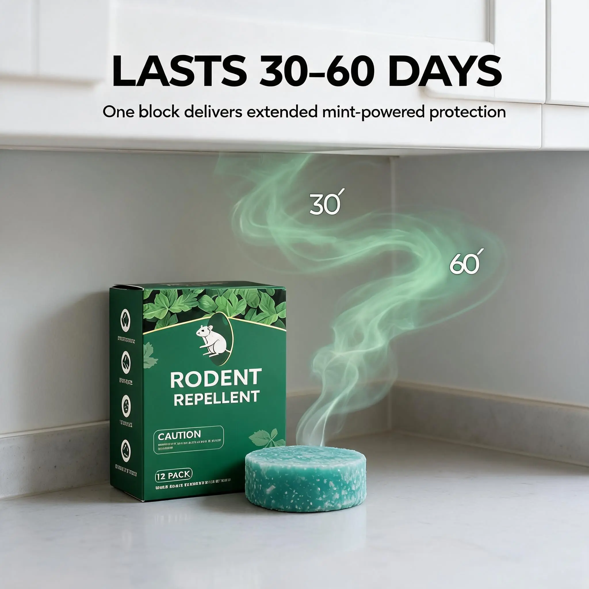Natural Ingredients Mouse Rat Deterrent Balls - Fast Repulsion, Chewing Prevention, Safe Effective Repellent for Indoor-Outdoor Home Control Supplies Pack