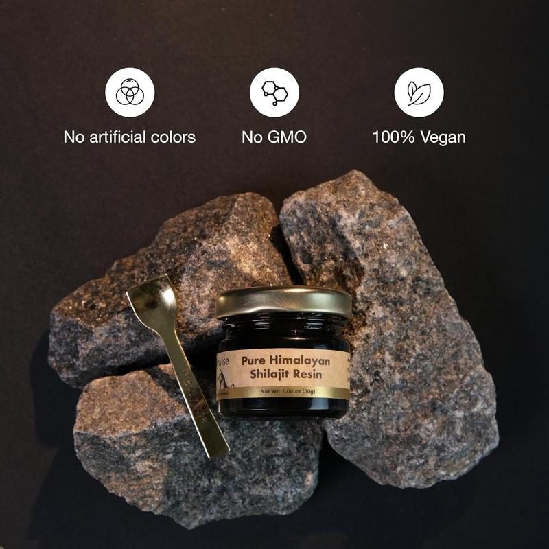 Be Bodywise Pure Himalayan Shilajit Resin I 600 mg I 75%+ Fulvic Acid & 85+ Trace Minerals | Zero Sugar I Lab Tested I Heavy Metal Free I 100% Authentic & Natural, Organic I for Men & Women I 30 gm