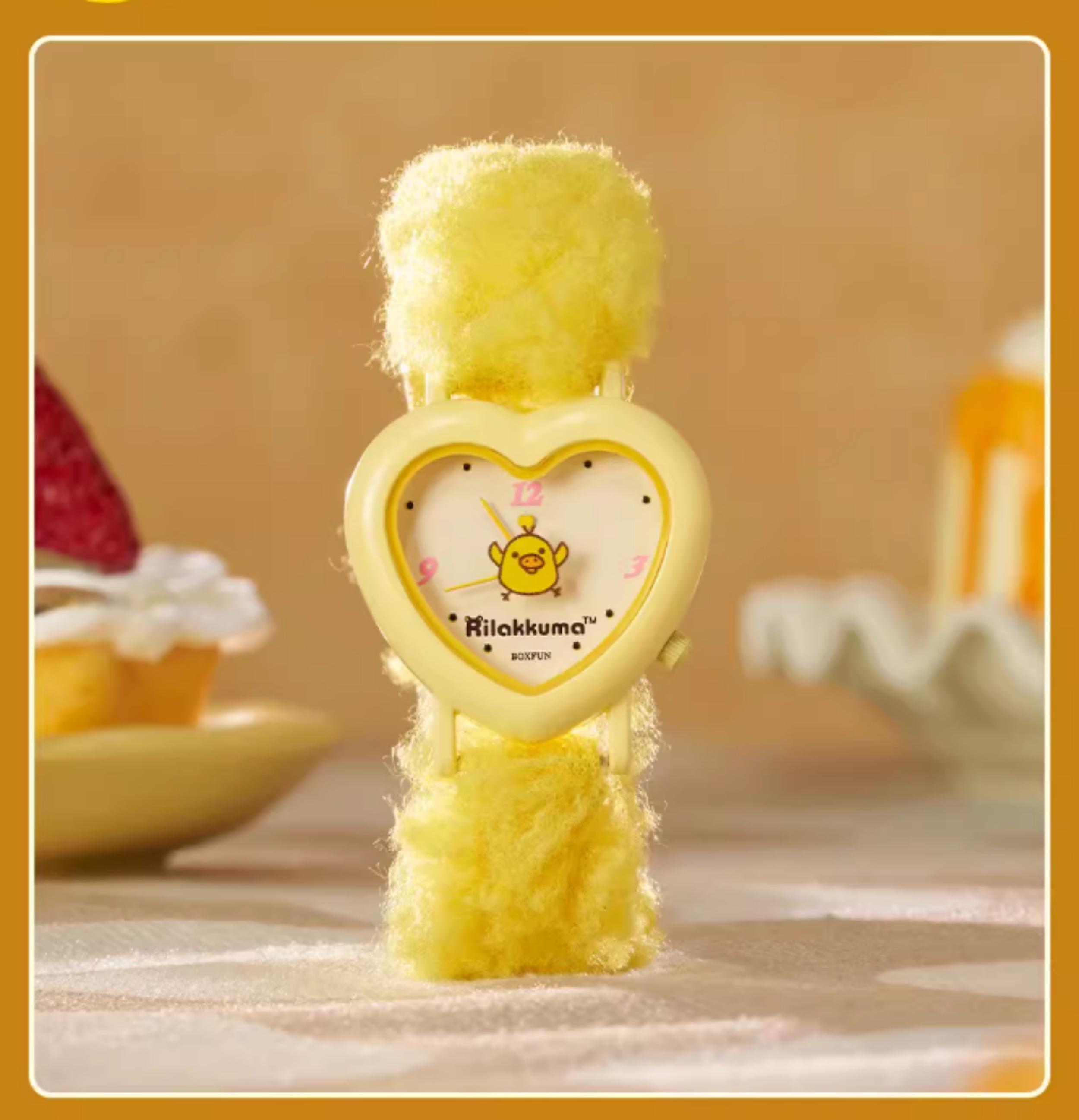 MINISO Rilakkuma Gulu Gulu Moment Series Watch Blind Box,8 Regular + 3 Hidden,Cute Character Analog Quartz Watch, Adjustable Band,Collectible Surprise Unboxing for Fans,Trendy Fashion Gift for Friends Holiday Present Mother's Day Gift Children's Day Gift