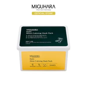 MIGUHARA Daily Shine Mask Pack (30ea) | Hydrating & Refreshing Face Mask