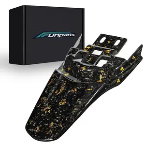 Dirt Bike Rear Fender Mud Guard Carbon Fiber for Surron Sur Ron Light Bee X S X260 X160 Electric Dirt Bike