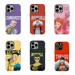 In-vin-cible Character Phone Case - Mark Grayson,Omni-Man & Eve Fan Art,for iPhone 17/16/15/14/13/12/11 ProMax Plus for Samsung phones,an excellent gift for friend or fans.