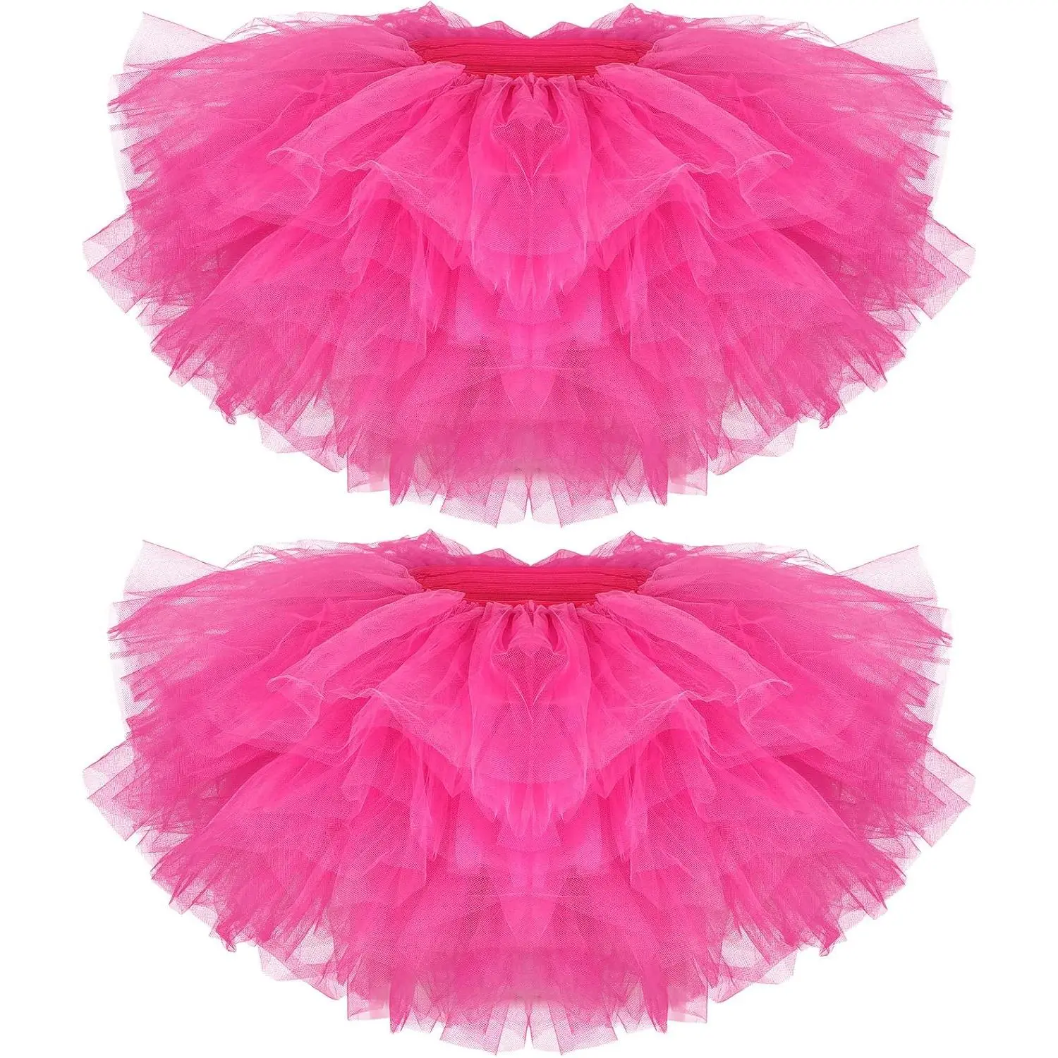 Skirt Women Adult Classic Elastic 5 Layered Short Tulle Skirt 80's Dance Carnival Costume for Lady Womenswear Bottom Palda Basic Cute Minimalist skirts mini skirt denim skirt