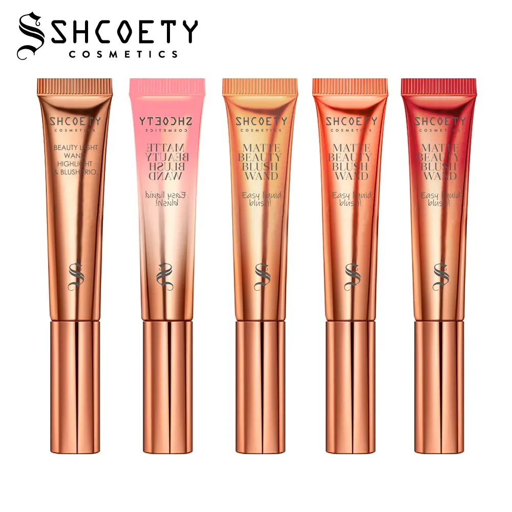 SHCOETY-7- Color Liquid Blush Toner to lighten and Trim Fine Shine Highlight Natural Blush beauty Makeup Cosmetic