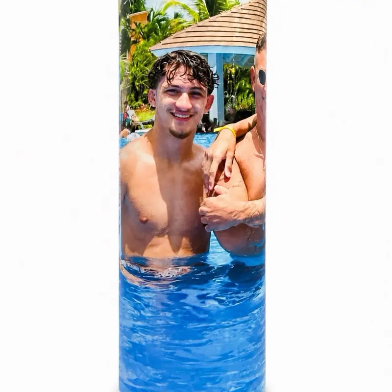Custom Family Photo 20oz Tumbler – Personalized Stainless Steel Cup