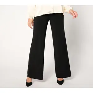 Dennis Basso Petite Italia Knit Pull-On Pants