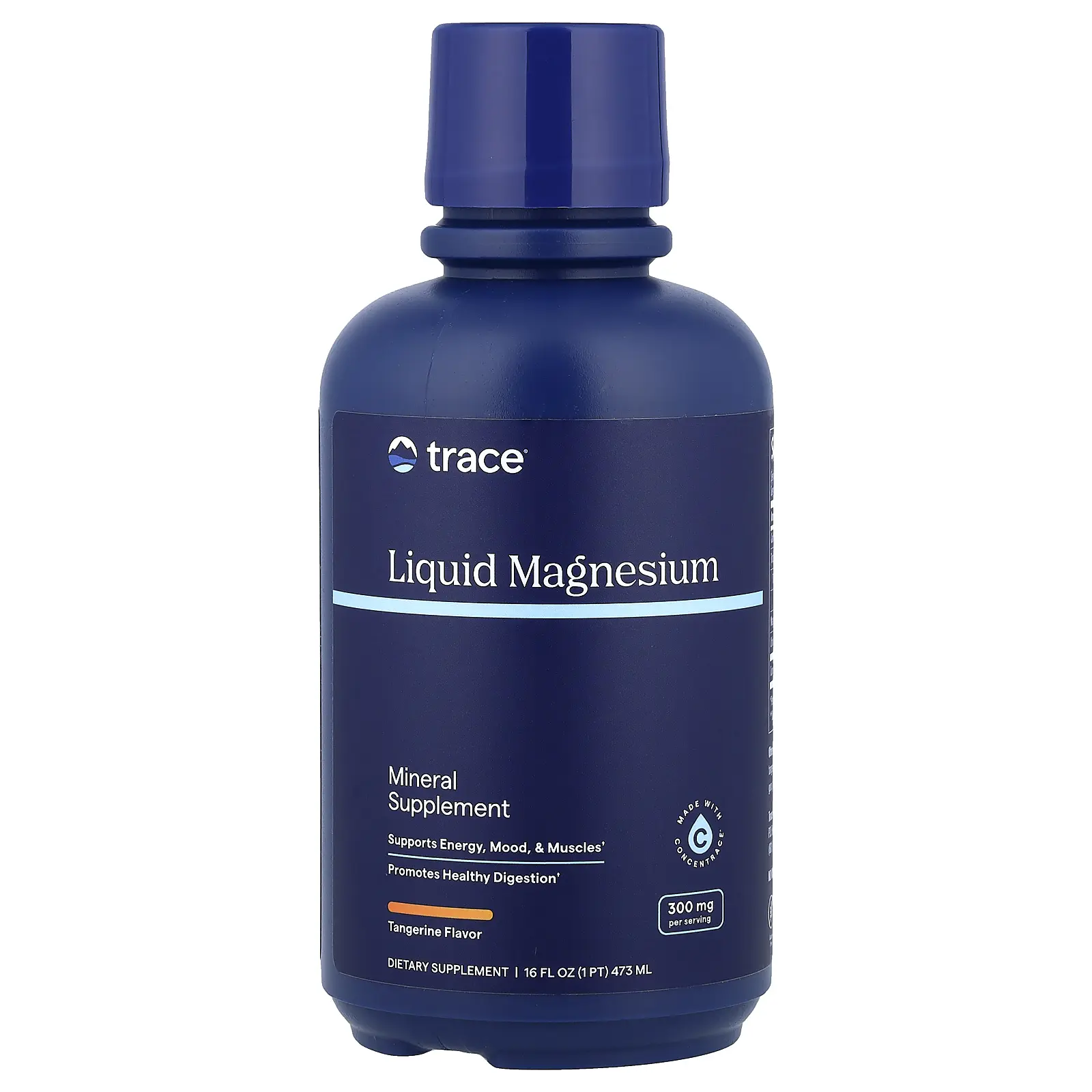 Trace Liquid Magnesium, Tangerine, 16 fl oz (473 ml)