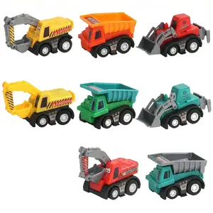 Construction Toy Cars for Toddlers 1-3 Boy Toys Mini Pull Back Cars Small Truck Sensory Bin Bulk & Goodie Bag Stuffers Party Favors for Kids 3-5 (Color Random)