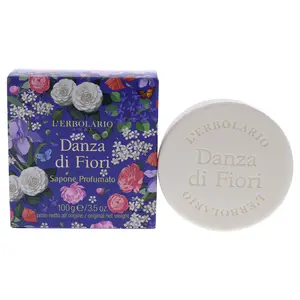 Dance of Flowers Perfumed Bar Soap by LErbolario for Unisex - 3.5 oz Soap
