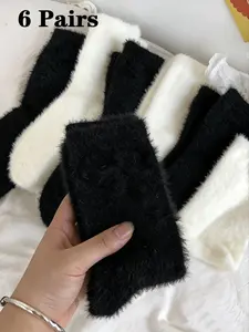 Women's Winter Warm Socks, Soft Plush Sleep Long Socks, & Options, Perfect for Cold Weather Comfort