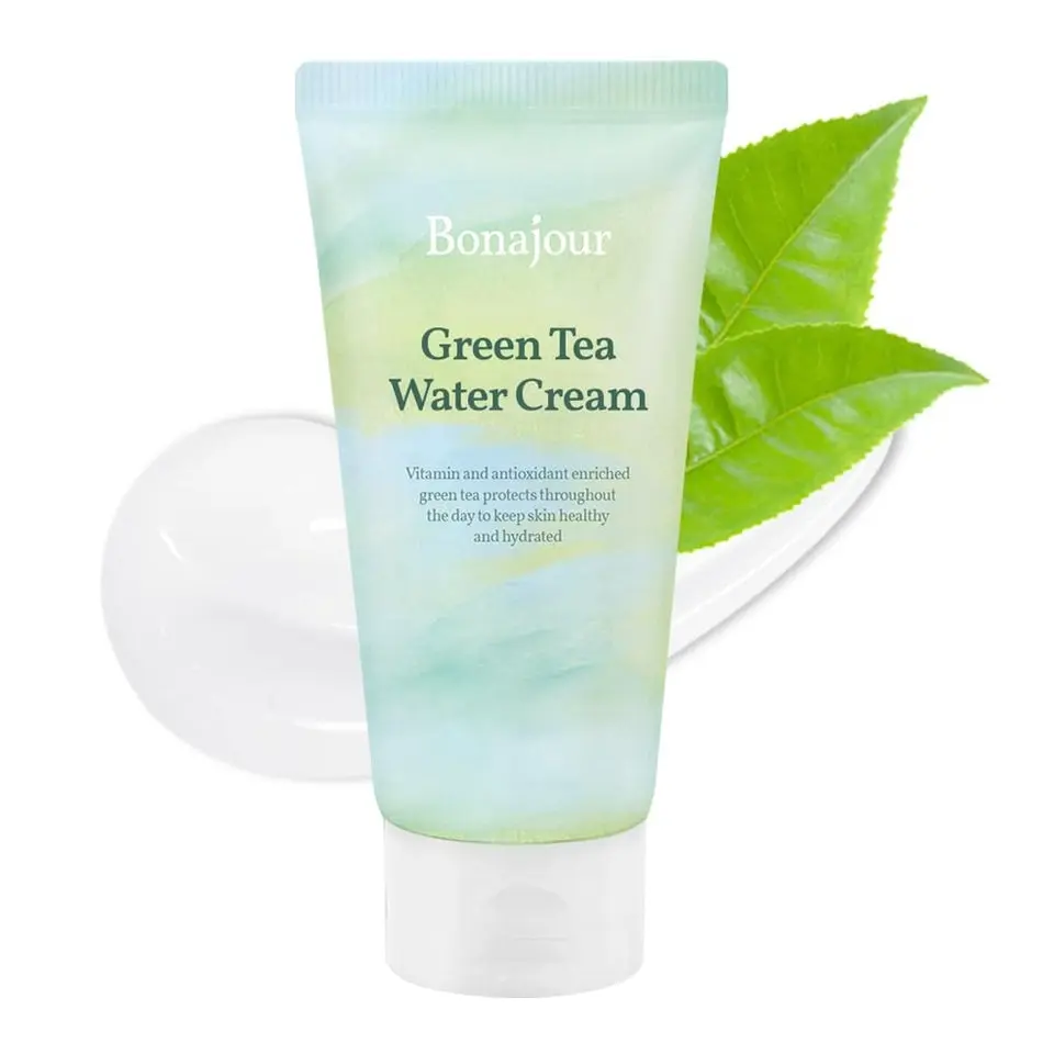 BONAJOUR - Green Tea Water Cream for sensitive skin - Daily hydrating Moisturizer