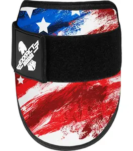 Exxact Sports Plain Baseball Elbow Guard Youth & Adult , Batters Softball Elbow Guard Baseball with Adjustable Straps - (Usa Flag)