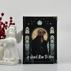 A Hard Row To Hoe Hardcover Book by blessdtoaster | Dramione Inspired Fanfiction Collector Edition | Dark Academia Romance Book with Illustrated Cover