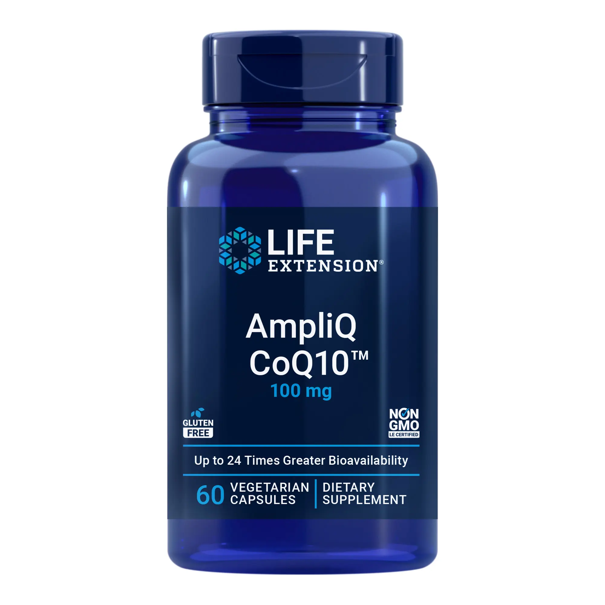 Life Extension AmpliQ CoQ10™ 100 MG, 60 Vegetarian Capsules