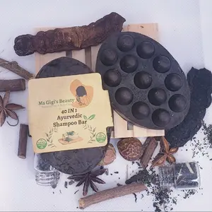 Ayurvedic Shampoo Bar, Ayurvedic Conditioner Bar, 40-in-1 Ayurvedic Shampoo & Conditioner Bars, Hair Growth Bar Haircare Biotin Repair Nourishing Organic Aloe Aloe Vera Lavender Rosemary