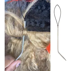 Illusion   Hook for   Hair Extensions, Human Hair , and Interlocking  (Bent I)
