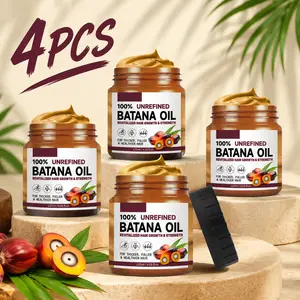 4PCS Batana Oil Conditioner – Nourishes Scalp, Strengthens Hair & Promotes Fuller Looking Hair