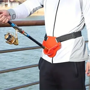 Adjustable Fishing Belt, Lightweight & Smooth Dragging, Multi-Functional Waistband for Anglers, Durable Design for Outdoor Activities