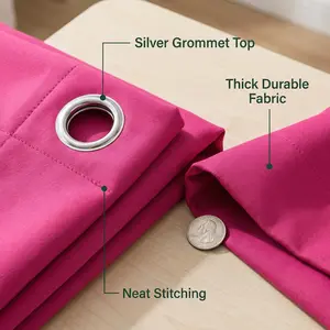 Window Wear 4 Panels 34X84 inches, plain blackout fabric set, made of blackout fabric, with loop design, easy to install, excellent light-blocking effect, simple and elegant, better for decorating your home, FT241120