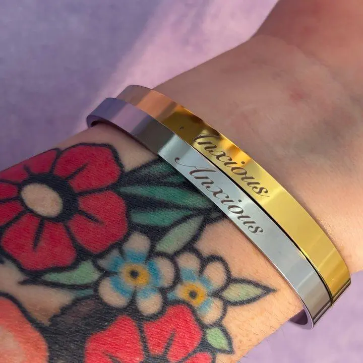 Anxious bangle bracelet Anxious bangle bracelet