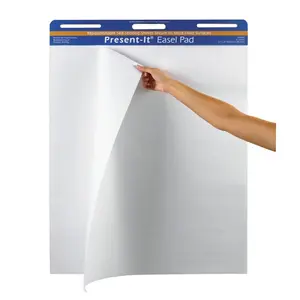 Present-It Recyclable Self-Stick Presentation Easel Pad, 25 x 30 In., 25 Sheets