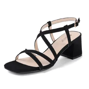 IDIFU IN2 Strappy Heels Chunky Block Square Toe Heels Wedding Prom Bride Bridal Dance Party Dress Shoes for Women Trendy Comfortable Dressy Cute Casual Summer Heeled Sandals Slingback Low Short Heels Footwear Walking Shoes Footwear Walking Shoes Women's C