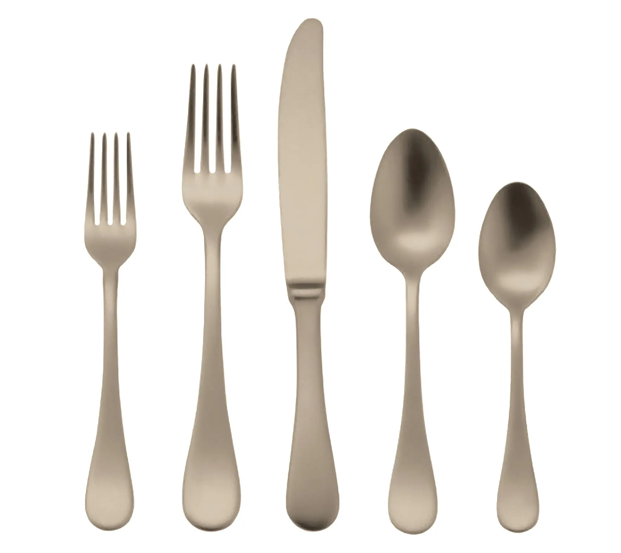 Mepra 5-Piece Brescia Ice Champagne Flatware Set Mepra 5-Piece Brescia Ice Champagne Flatware Set