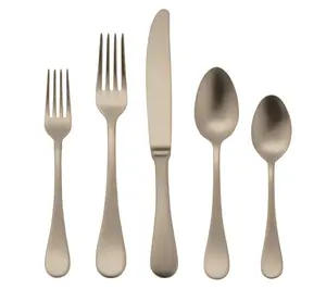 Mepra 5-Piece Brescia Ice Champagne Flatware Set