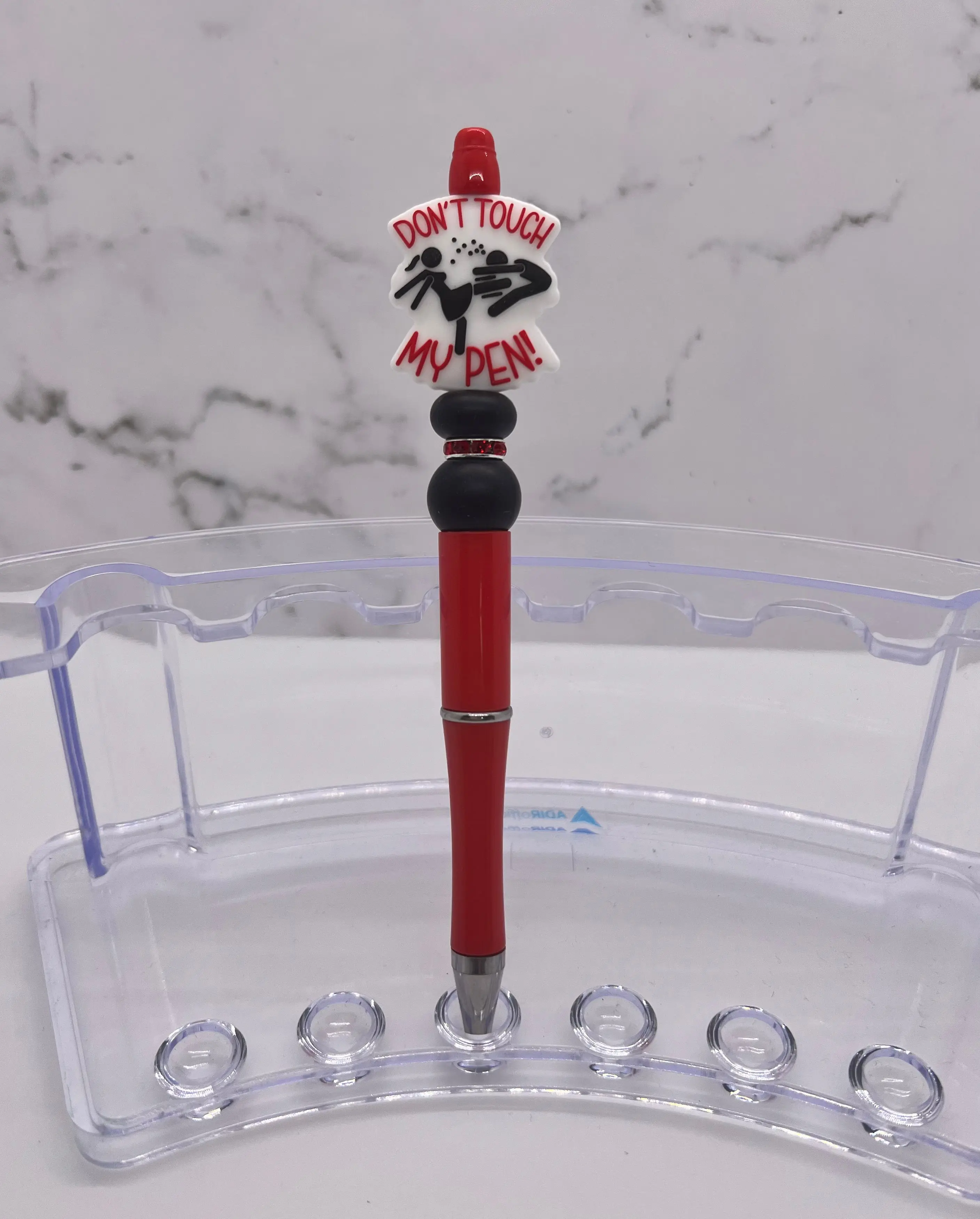 Don’t Touch My Pen! - Beaded Ballpoint Pen