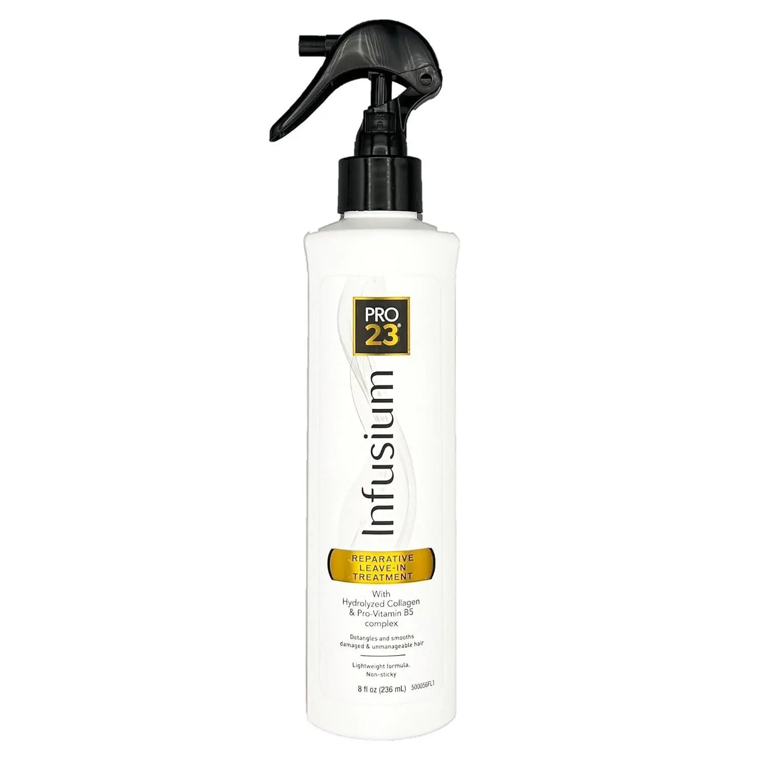 InfusiumPro23 Leave-In Treatment Spray with Hydrolyzed Collagen & Pro Vitamin B5, Detangling & Strengthening for Glossy Hair, Moisturizing Haircare for Dry, Damaged & All Hair Types, Unisex, 8 oz