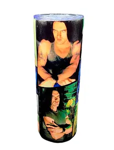 Peter Steele 20oz Stainless Steel Tumbler Heavy Metal Gothic Punk Type-O Negative Insulated Flask with Lid & Straw Drinkware