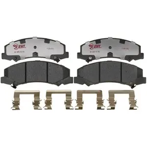 212 MAIN RM Brakes EHT1159H Hybrid Ceramic Brake Pad Set - Set of 4, Aggressive Stop Performance, Includes Shims, Hardware Included