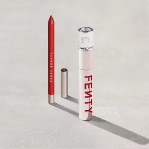 Fenty Beauty Icon Lips Duo: Trace’d Out Pencil Lip Liner + Fenty Icon Velvet Liquid Lipstick